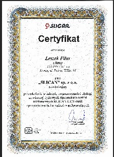 Certyfikat CCT 1668